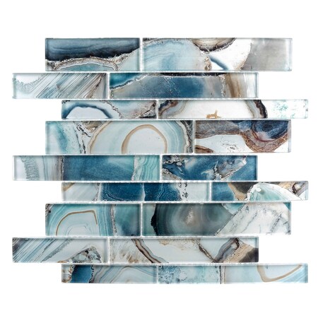 ANDOVA TILES Myst Glass Mosaic Tile